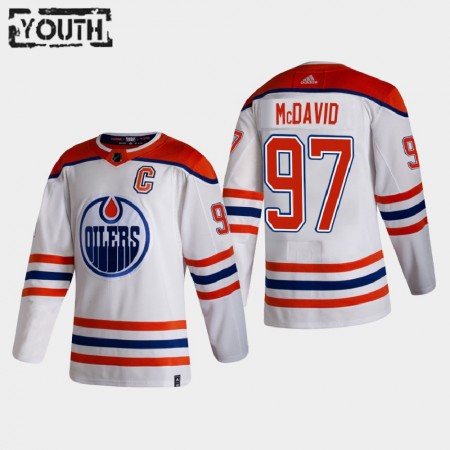 Dětské Hokejový Dres Edmonton Oilers Dresy Connor McDavid 97 2020-21 Reverse Retro Authentic